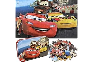 Lightning McQueen Jigsaw Puzzle 60 Pieces Car Puzzle Toys for Kids Age 4-8