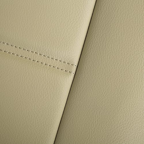 Miniatura 4 de Cubierta del asiento del conductor de cuero marrón para Ford F250 F350 F450 F550 Lariat 2008-10