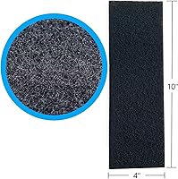 Vista 7 de Filtros de Ventilación de Carbón Activado para el Hogar - Filtros de Ventilación de Suelo de Carbón Activado de 4" x 10" para Control de Polvo