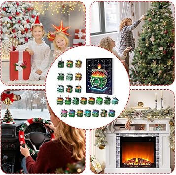 2025 Christmas Advent Countdown Calendar Ornament 2D Acrylic Ornament
