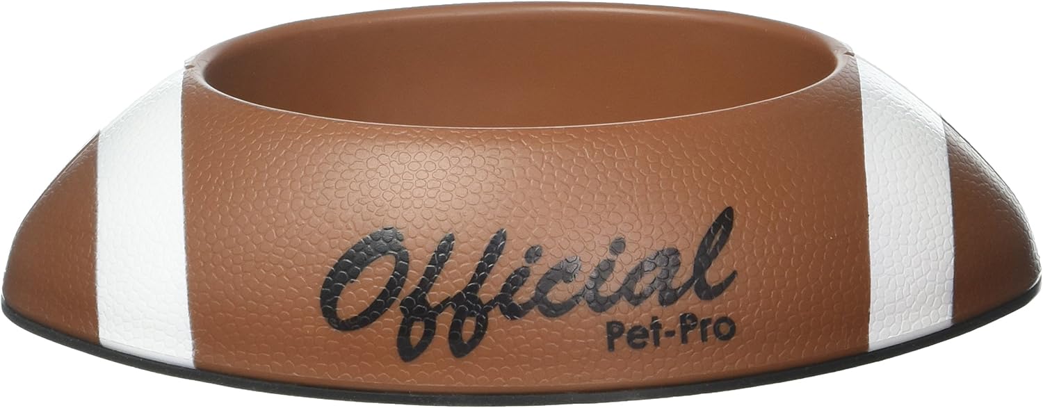 Remarkabowl Pet Pro FootBowl Pet Food Water Dish Football