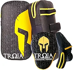 Kit Profight - Aparador De Chute + Manopla Foco