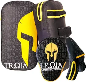 Kit Profight - Aparador De Chute + Manopla Foco