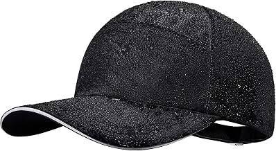 Unisex Waterproof All Weather Cap | UPF50+ & Reflective | Adjustable Unstructured Baseball Cap for Running, Running, Hiking, Fishing, Outdoor Adventures