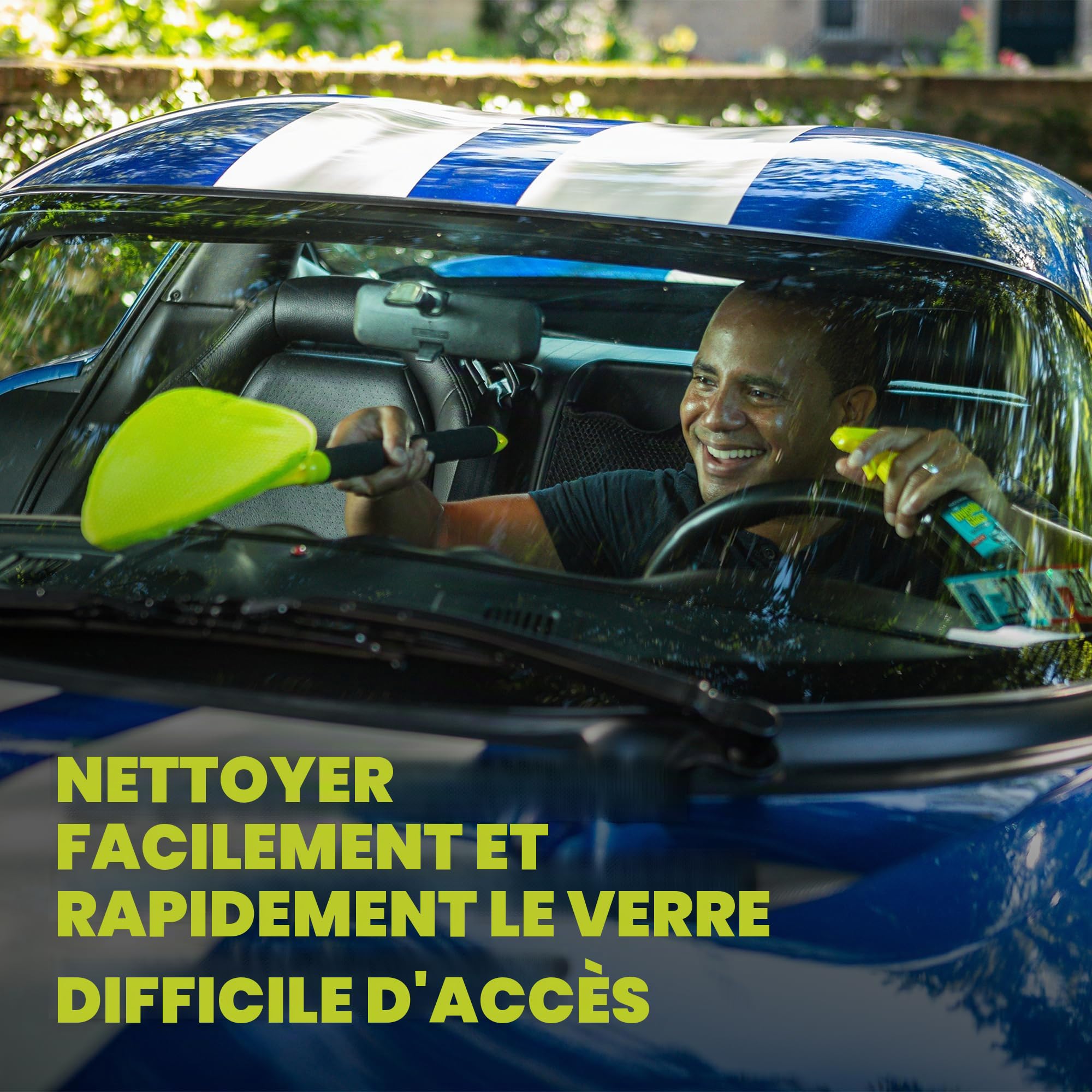 Stoner Car Care 95160 Outil de nettoyage invisible pour vitres Jaune