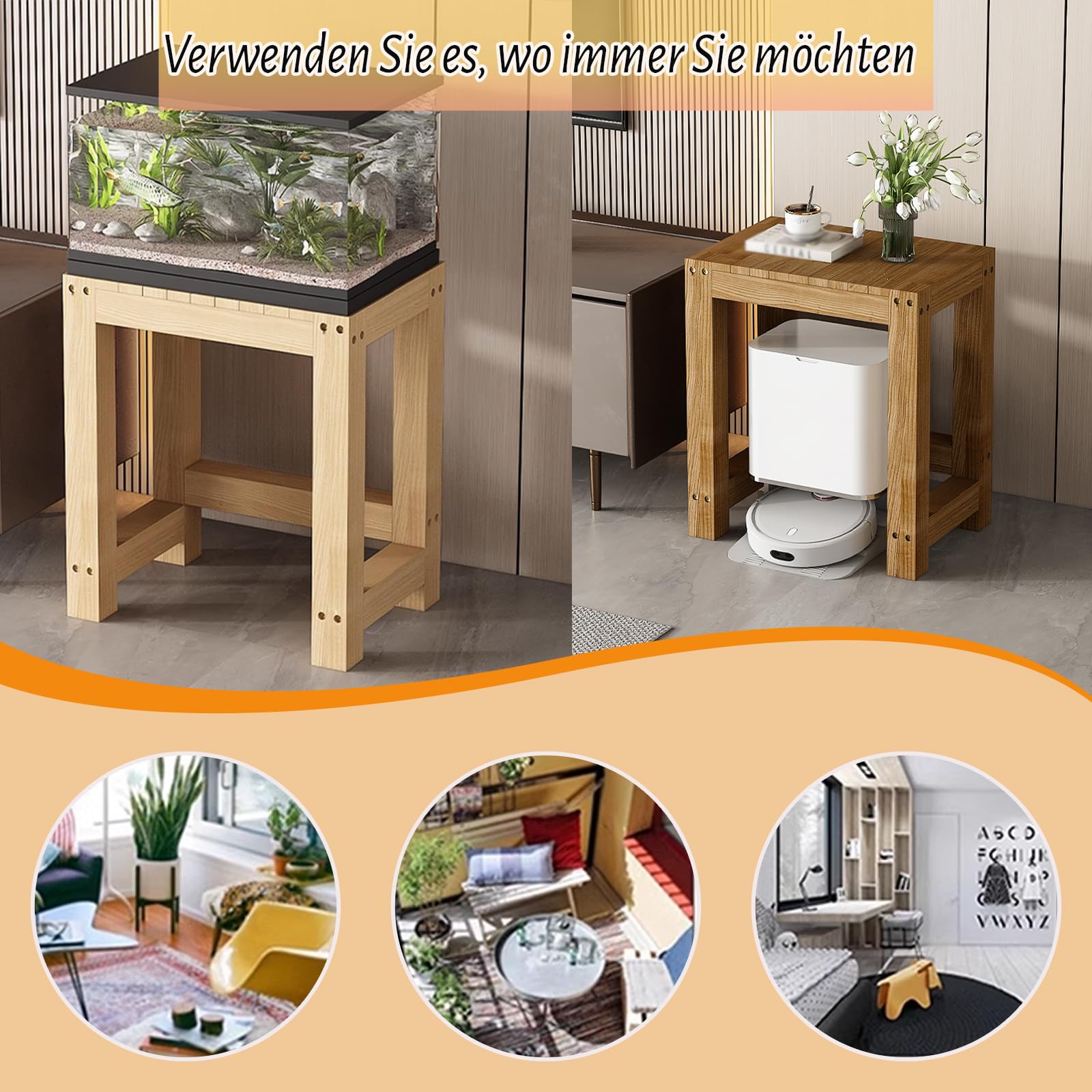 Aquariumständer, Aquarium Unterschrank 120x50, Starke Tragfähigkeit, Aquarium-Ständer für Schildkrötenbecken, Reptilien-terrarium für Zuhause Büro Anthrazitfarbe 120*45*50cm