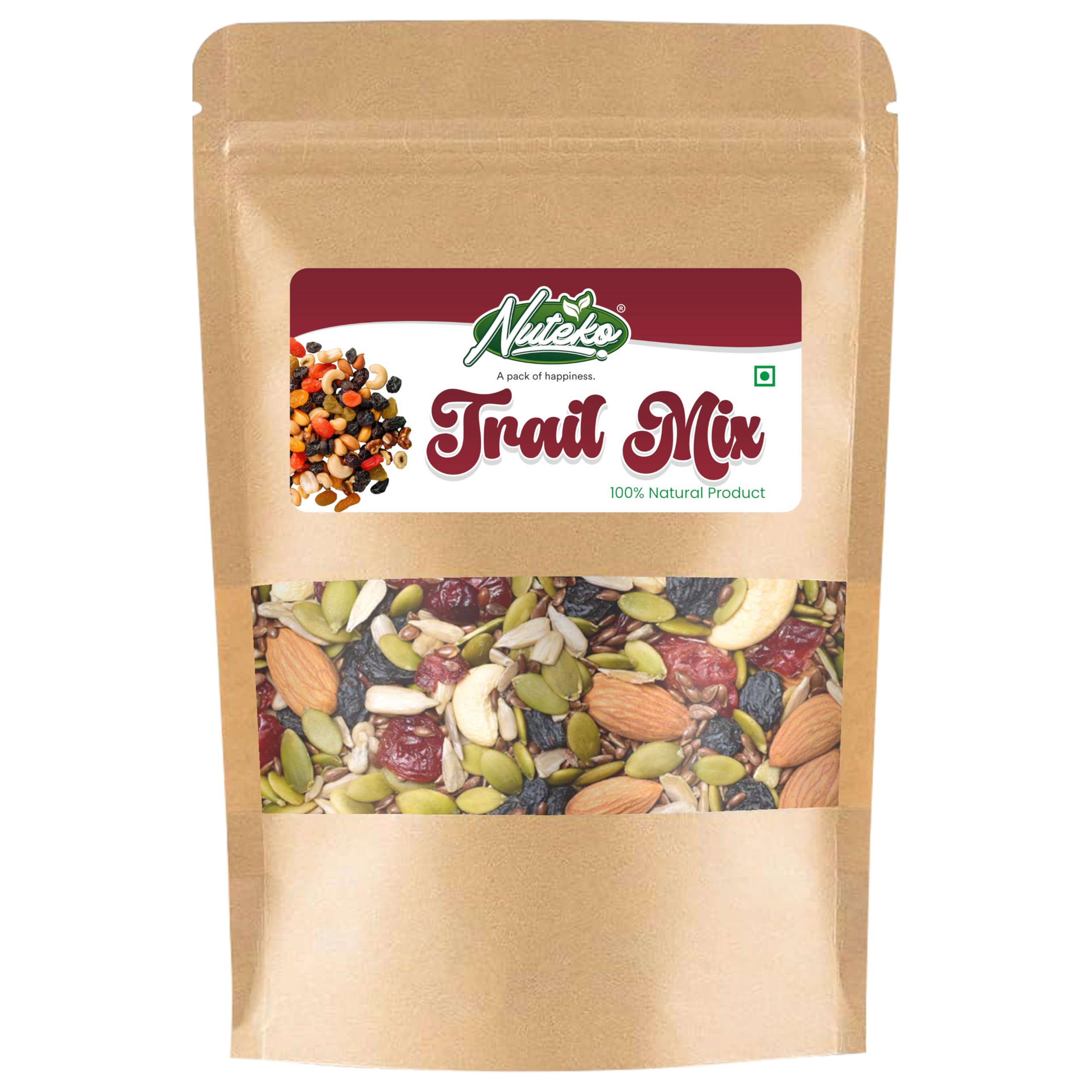 Trail Mix - Daily Health Mix, Healthy Trail Mix With Dry Fruits Nuts Seeds - Almonds Cashews(1KG)-image-37