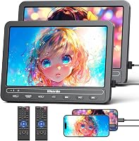 GOnavidio 10,5" Hordozható Autós DVD Lejátszó HDMI USB TF Kártya Támogatás Akkumulátor 1