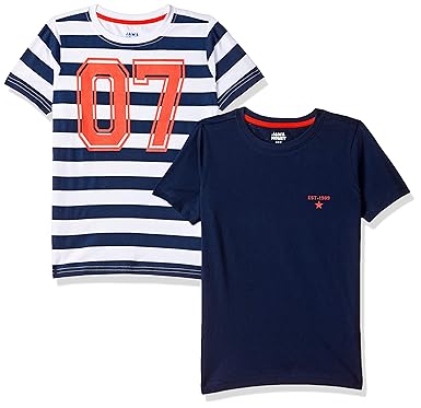 Amazon Brand - Jam & Honey Boys Regular Fit T-Shirt