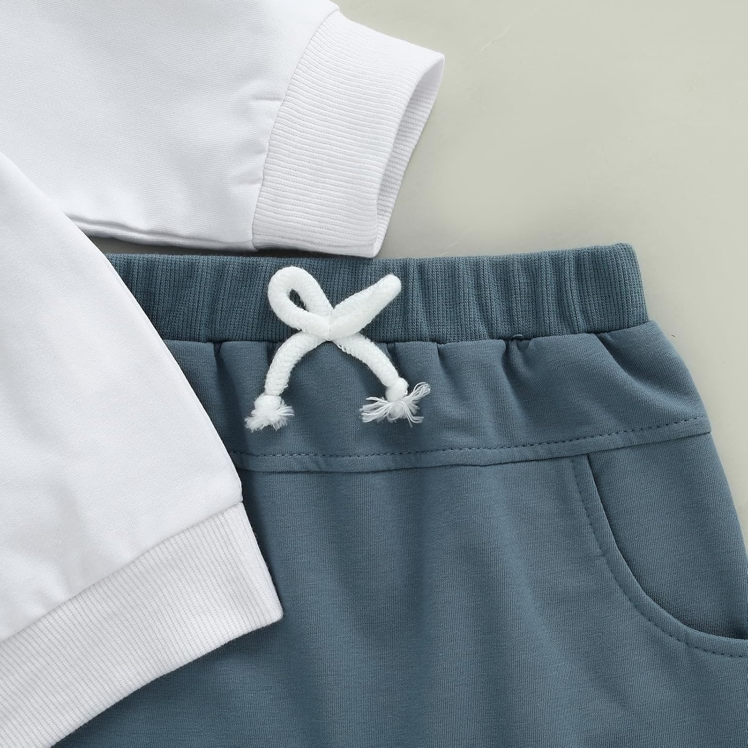 WZTYYDS Toddler Baby Boy Fall Clothes Letter Truck Long Sleeve Pullover Sweatshirt Tops Joggers Pants Set Winter Outfits - Image 5