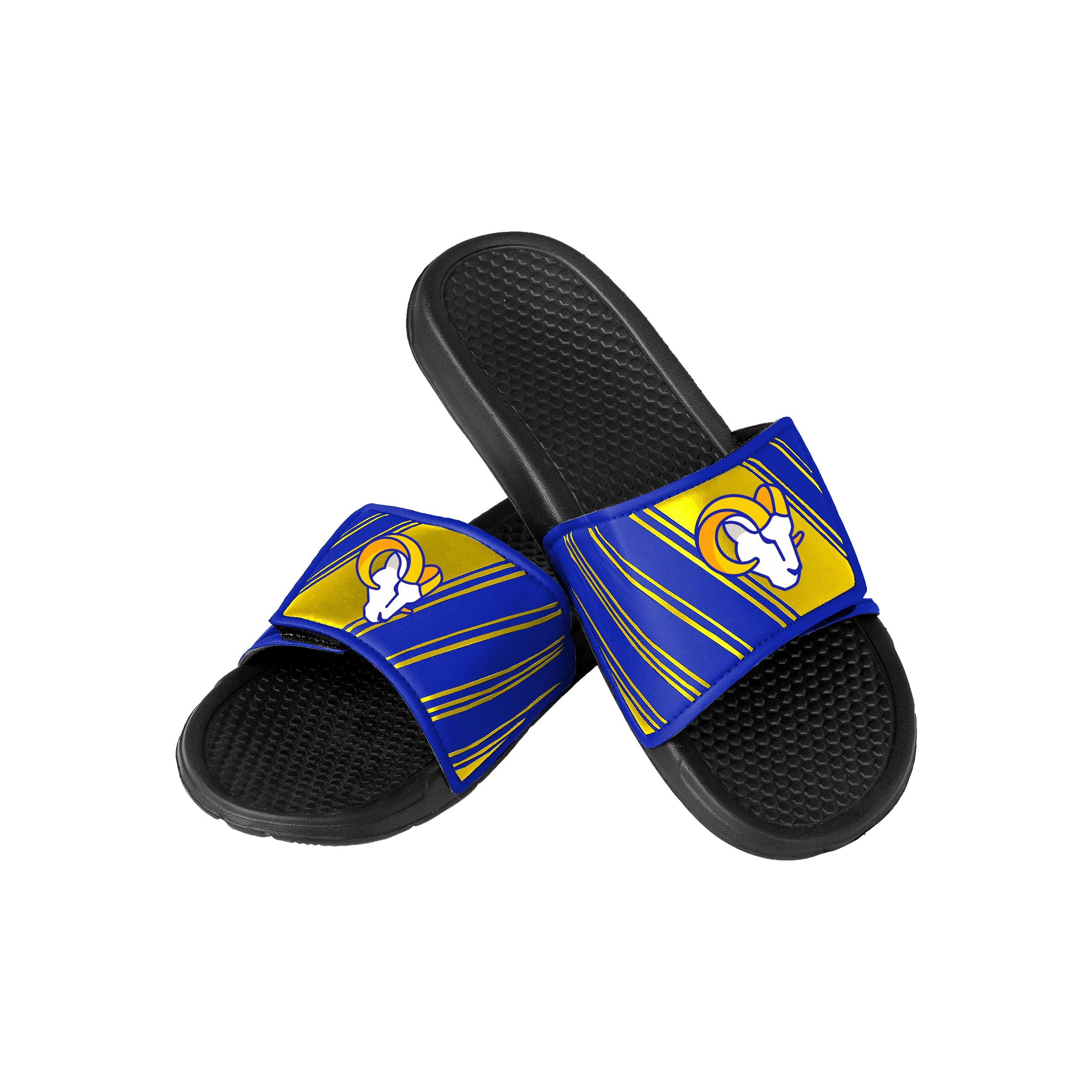 FOCO Los Angeles Rams NFL Men's Legacy Sport Slide, X-Large (13-14)