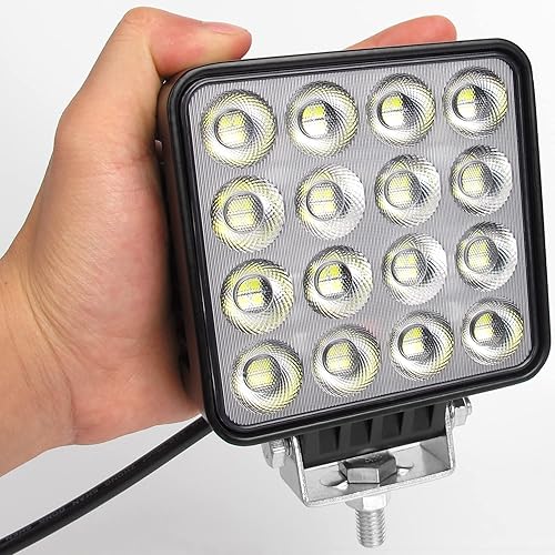 Miniatura 3 de Luz LED de 4 pulgadas para conducción de inundación, impermeable, luces auxiliares para automóvil, 4 x 4, todoterreno, SUV, remolque, camión,