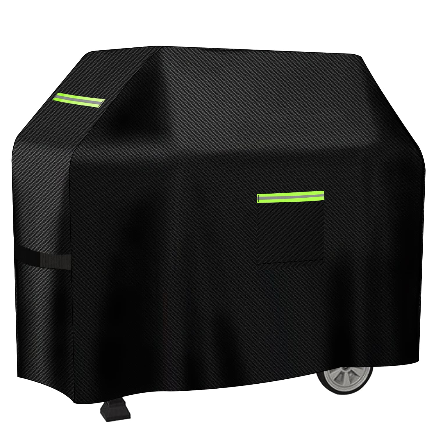 Copertura Per Barbecue In Tessuto Oxford 420D | Impermeabile E Antivento | 145x65x100 Cm Con Fibbie E Sfiato - 2