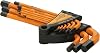 Mayhew Select 45052 SAE Twisted Hex Key Set, 9-Piece