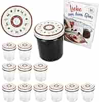 MamboCat Tomato Einmachgläser 6er Set - Sturzgläser 660ml Mit Deckel