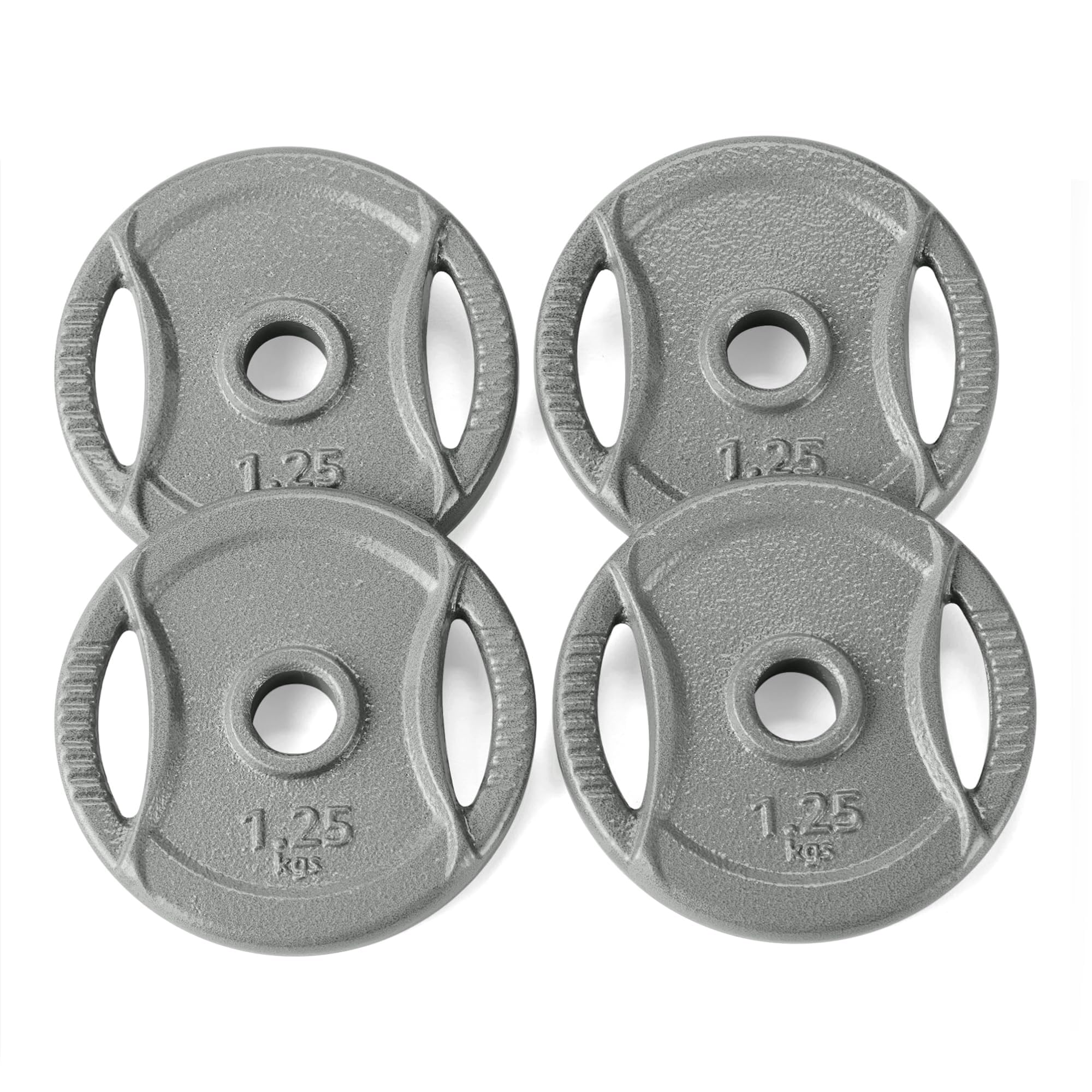 Amazon Basics Hantelscheibe mit 2,54 cm Griff, 4 x 1,25 kg