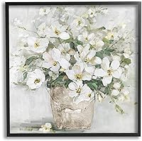 Vista 29 de Stupell Industries Ramo de flores de aster floreciente, pintura de ramo morado suave, arte de pared enmarcado, diseño de Carol Robinson