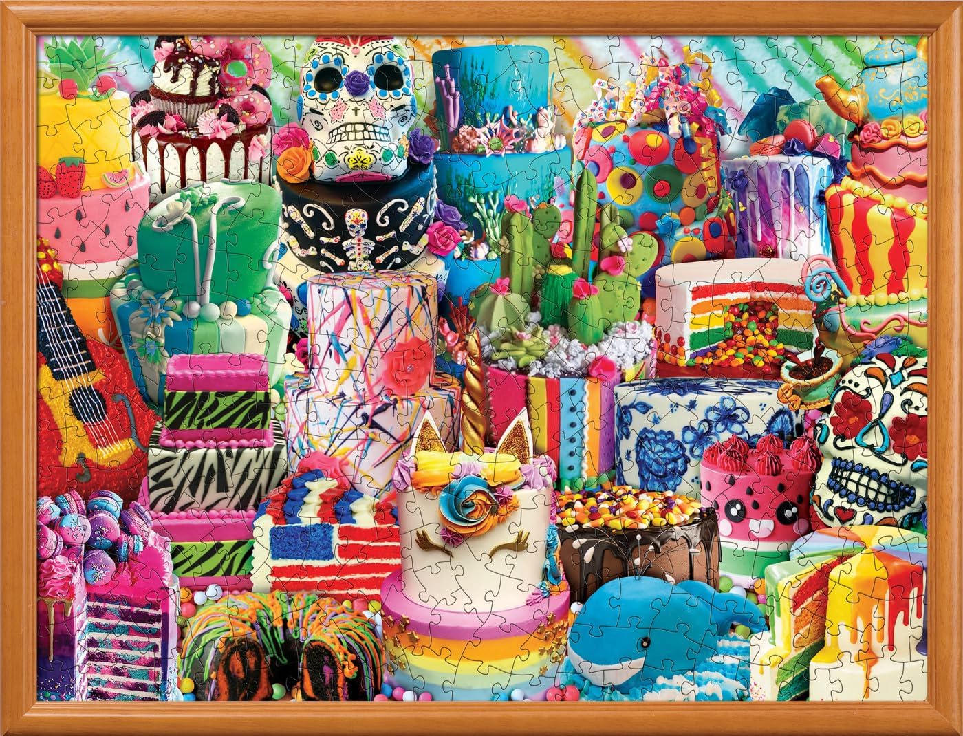 Masterpieces 300 Piece EZ Grip Jigsaw Puzzle - Fancy Cakes - 18"x24"