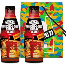 [Korean Street] Korean Buldak Sauce Duo 340 g x 2 - Super Hot Korean Sauce for Spicy Lovers - Great for Table Taps Sauce - Made in Korea Vegan & Non GMO