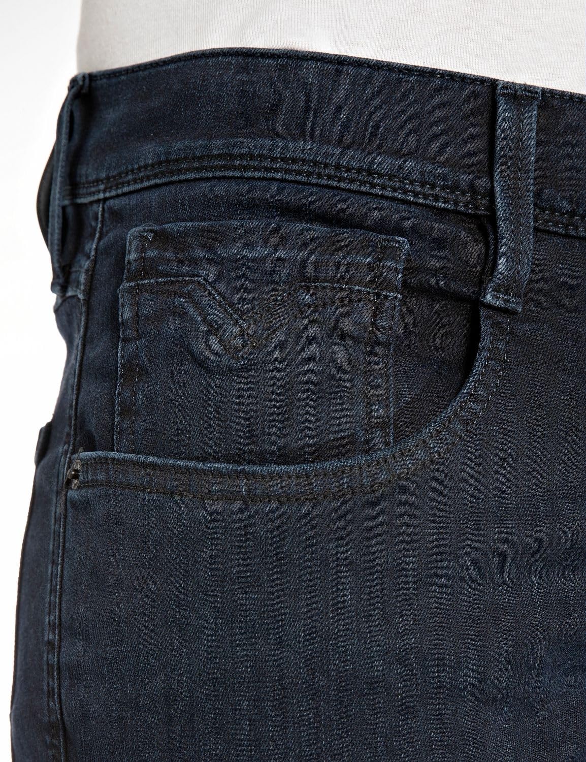 Replay Unisex M914 Anbass Hyperflex Forever Dark Jeans