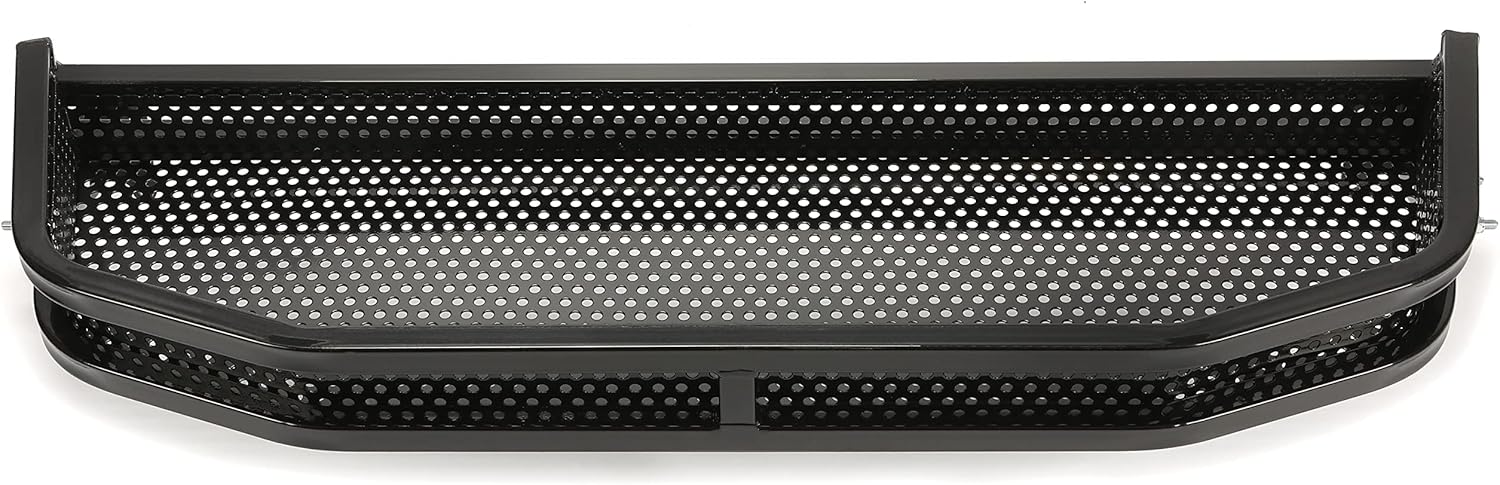 HECASA Front Clay Outer Cargo Basket Compatible with 2017-Up Yamaha Drive2 Drive 2 Golf Cart w/Mounting Brackets Black