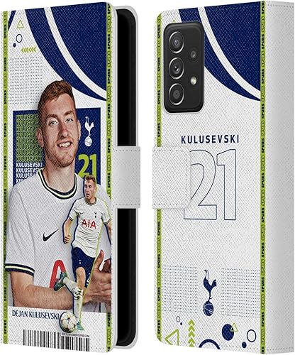 Miniatura 9 de Head Case Designs Officially Licensed Tottenham Hotspur FC Cristian Romero 202223 First Team Leather Book Wallet Case Cover Compatible with Samsung