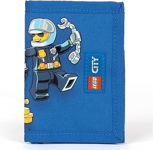 Miniatura 2 de LEGO Cartera de minifiguras para niños, Policía y Bomberos, Talla única, Lego Cartera