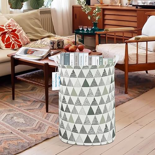 Miniatura 162 de LANGYASHAN Contenedor de almacenamiento, cesta organizadora plegable de tela de lona para ropa sucia, contenedores de juguetes, cestas de regalo, Un