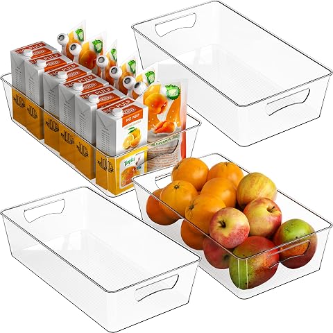 15 Best Halloween-Themed Home Decor for Spooky Season Styling in 2026 5 Simple Houseware 4 Pcs Kitchen Clear Bin Storage Organize...