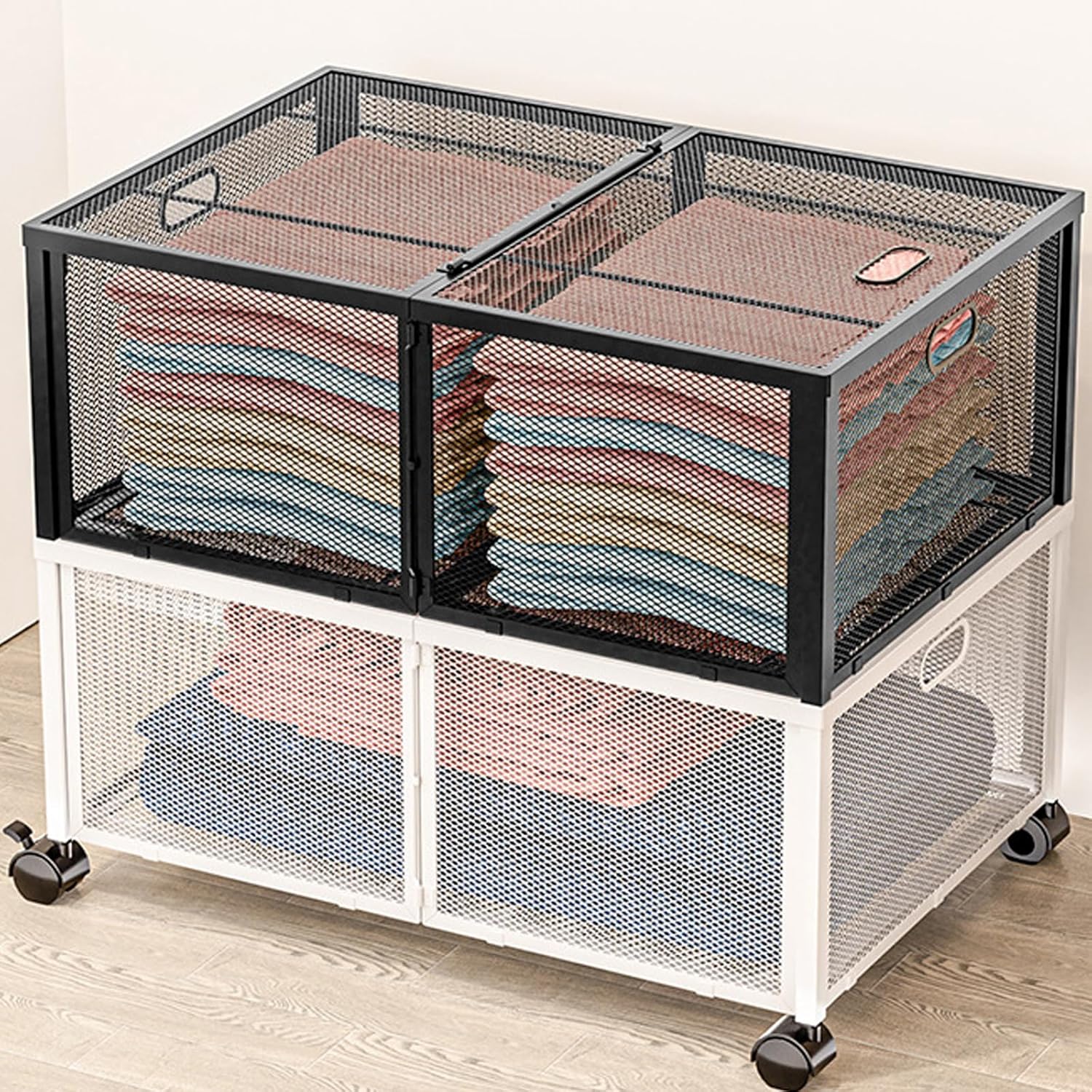 Portable Underbed Trolley with Space Efficient Bedroom Organiser Large Capacity Clothes and Toy Storage Container Rental Apartment Storage