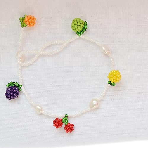 Miniatura 6 de Beaded Bracelet for women Fruits mixed charms Bracelets charms Beads lime, cherry, lemon, plum, orange