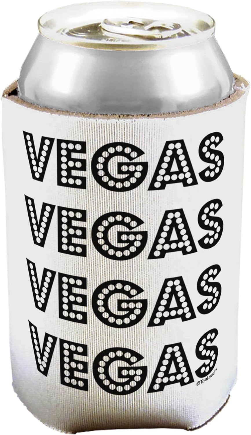 TooLoud Vegas - Vegas Style Show Lights Can/Bottle Insulator Coolers - 6 Pieces
