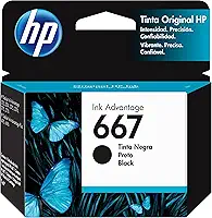 Cartucho de Tinta HP 667 3Ym79AL Preto 29291
