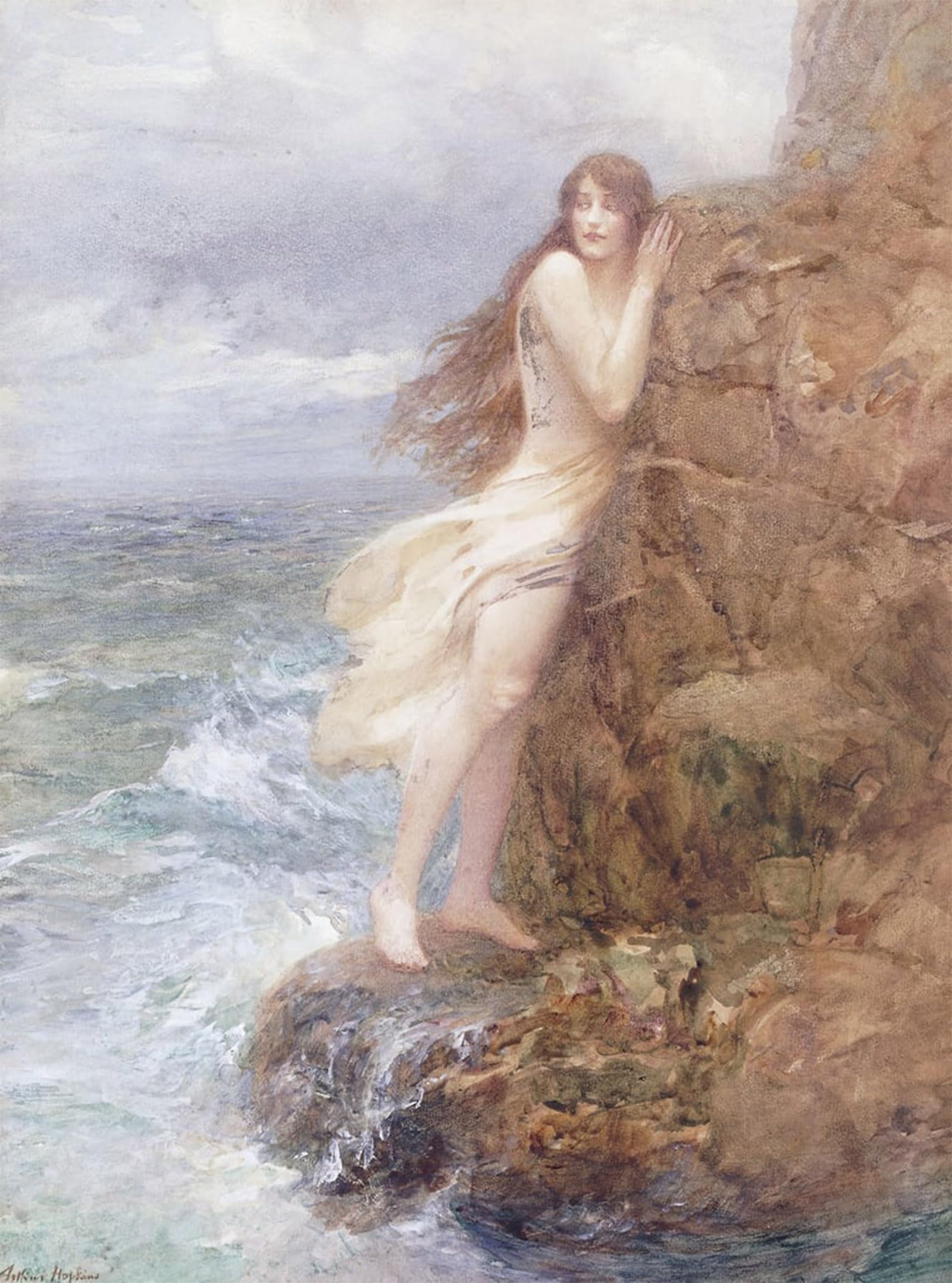 Peinture Poster Godward 60x90cm pour Rénover un Mur Vide