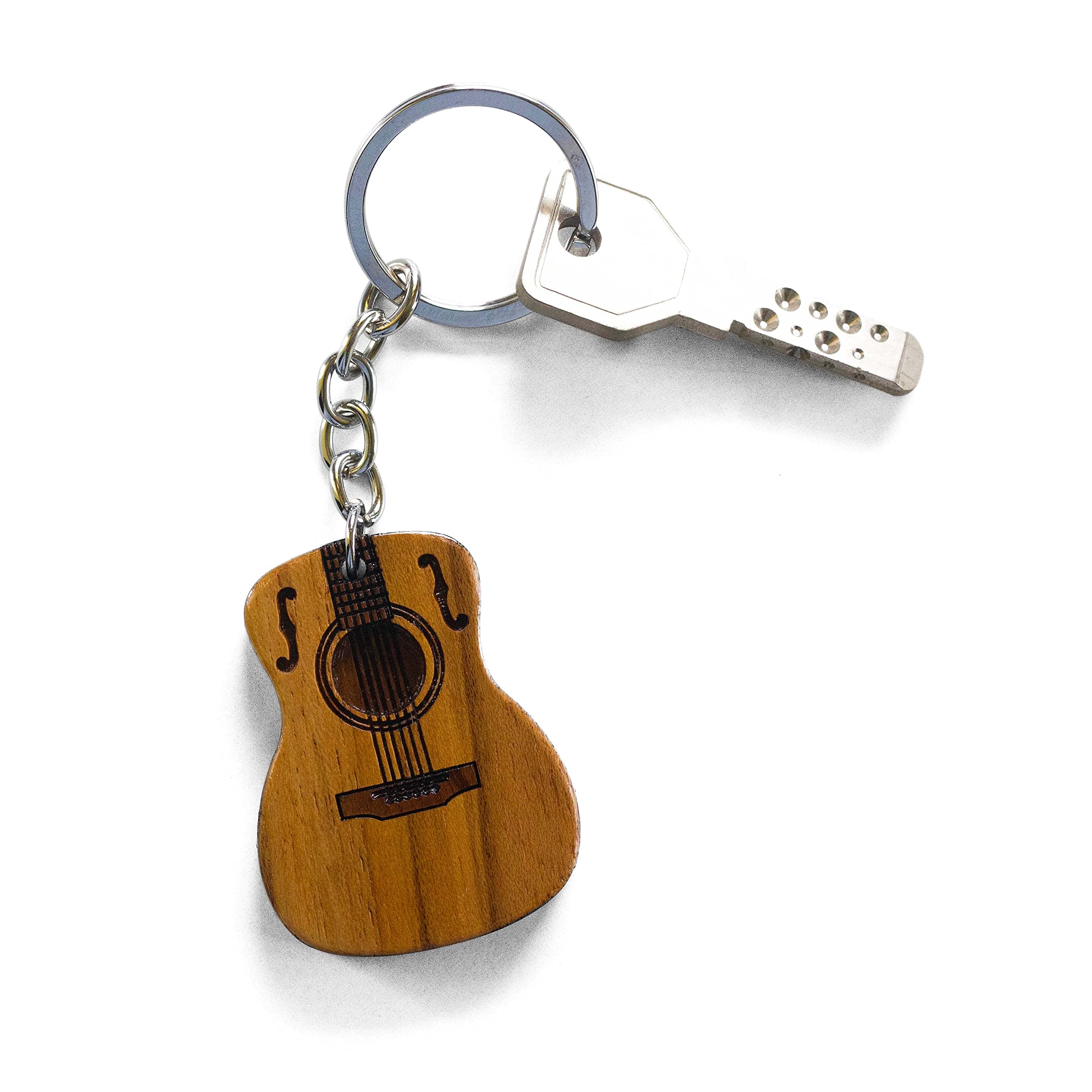 Wooden Guitar Keychain & Keyrings | Keytags for Home, Office | Keychain & Keyrings for Bikes, Scooty & Bags | Handmade Keyring | Gift for Girls, Boys, Men, Women-image-39