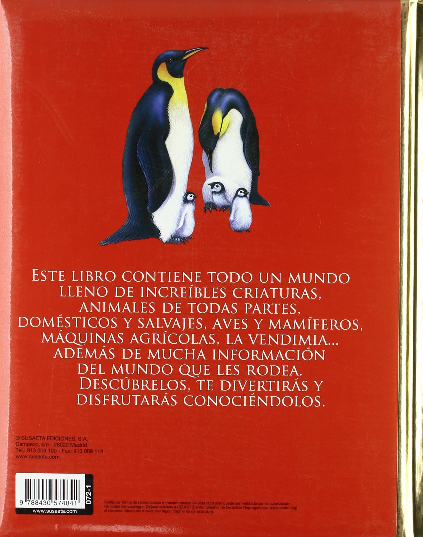 Animales Del Mundo. Libro Dorado Rojo