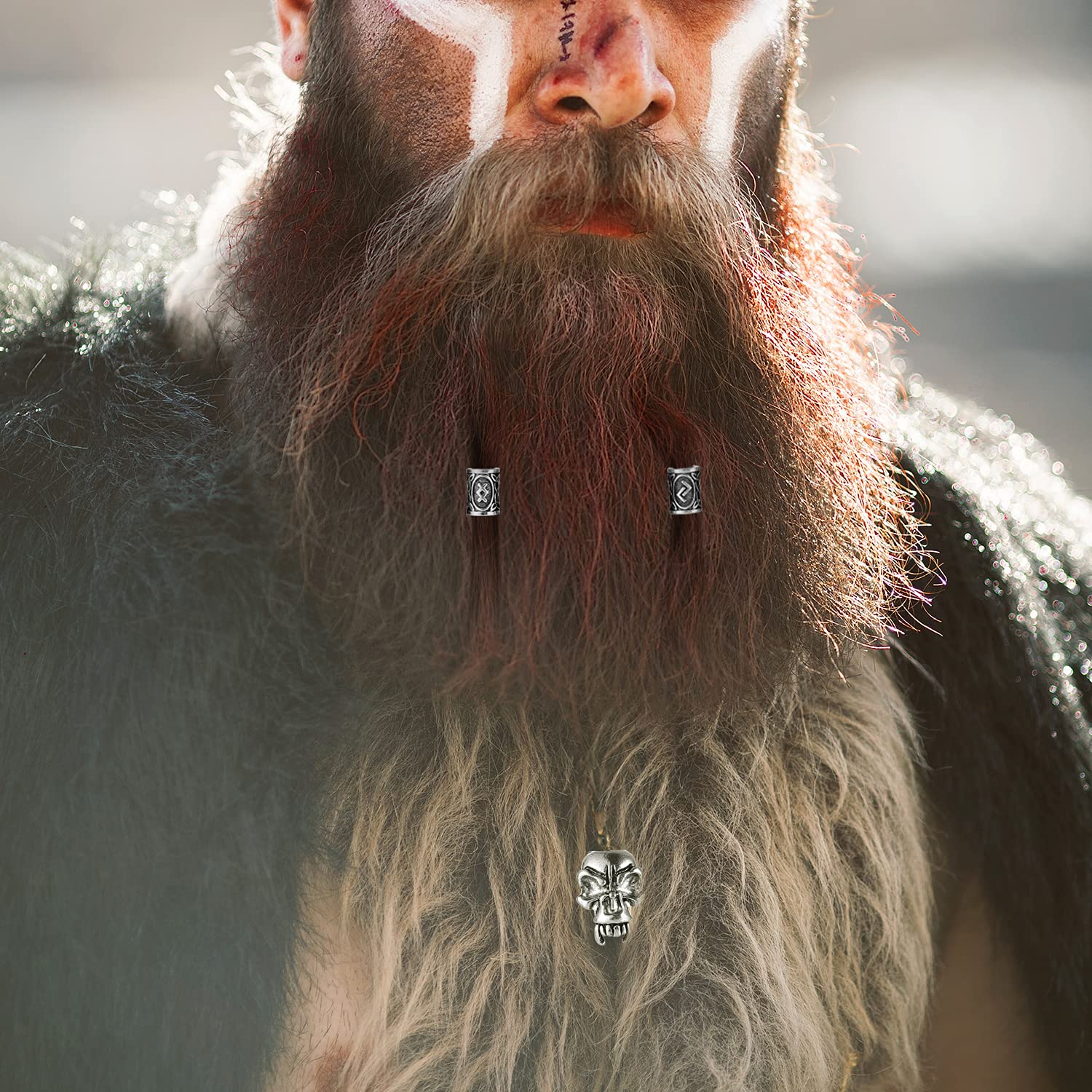Bijoux A Barbe 10 Perles Barbe Viking Alliage Styling Barbe