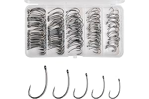 175-Piece Barbless Circle Hook Kit: Precision Fishing with Peace of Mind