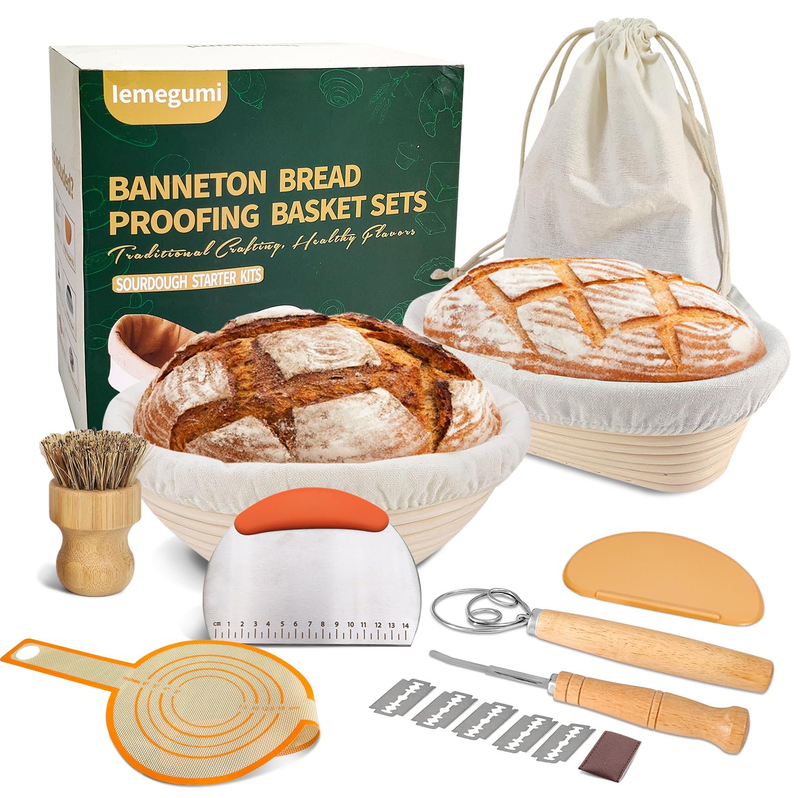 Banneton Proofing Basket Set