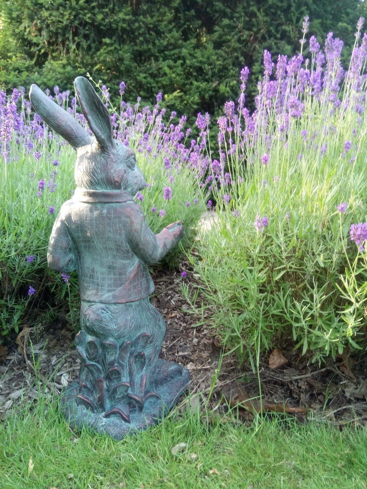Statua Del Coniglio In Resina Di Pasqua, Ornamento Sculture Da Giardino, Decorazione Prato In Metallo, Regalo Di Figura Di Animale Coppie, Famiglia Da 12,93 € | DHgate - Foto 9