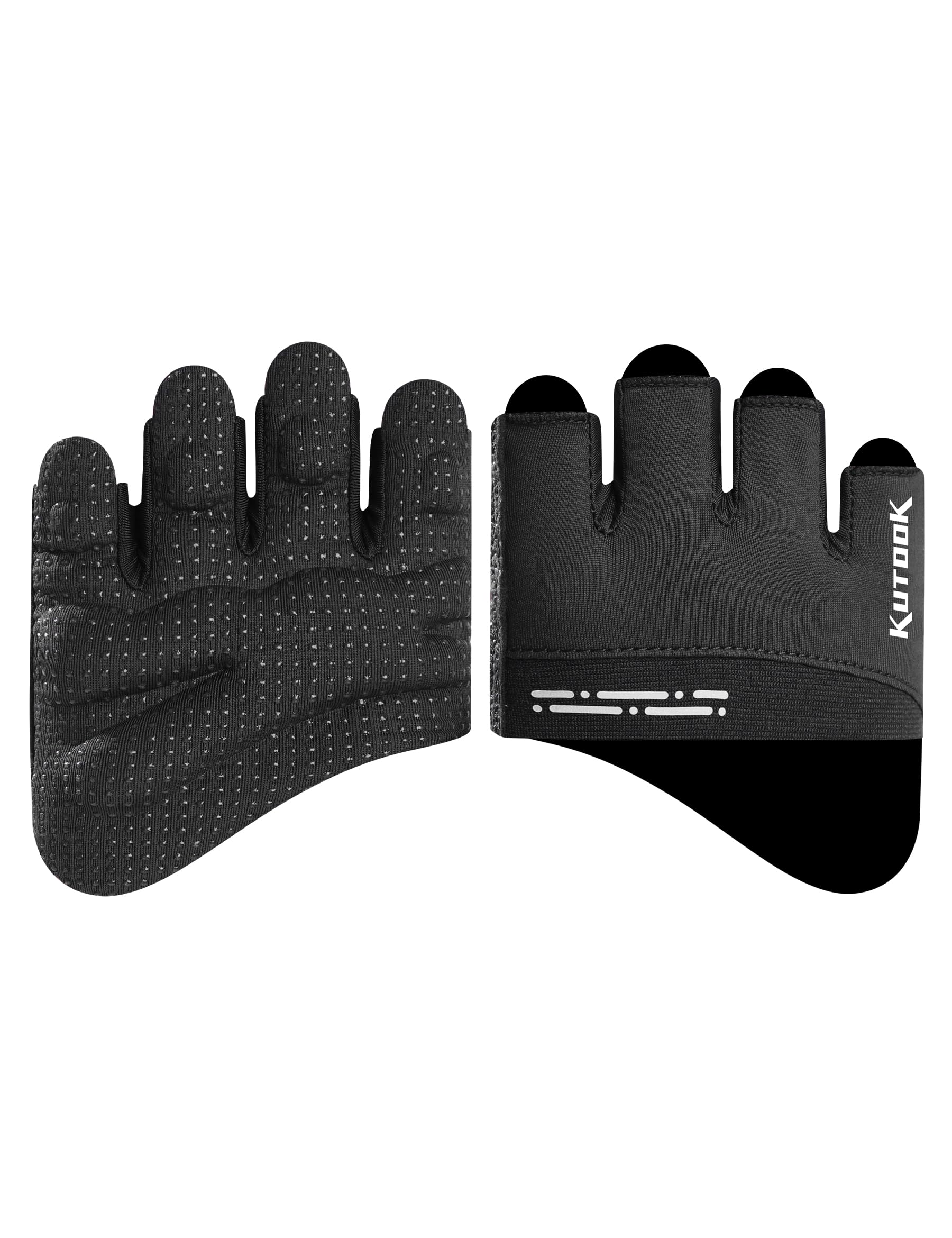 KUTOOK Guanti Palestra Uomo e Donna Guanti Fitness Allenamento Antiscivolo Traspiranti Aderenza per Bodybuilding Sollevamento Pesi FC160