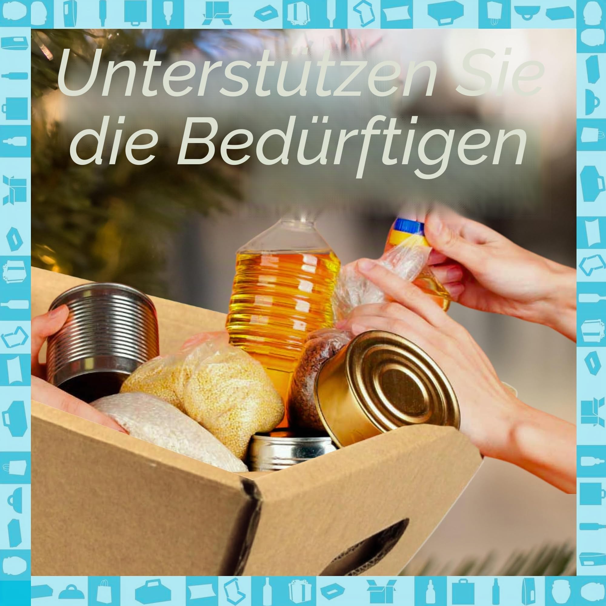 25x Kartonbox für Geschenkkörbe ohne Deckel 45x33x13 cm – Geschenkbox für Weihnachten, Ostern, Firmenkörbe und Feiern | Espirito Rebelde
