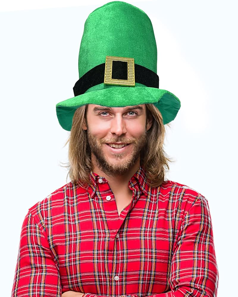 KruhitkaLove / Green Party Cape、Hatセット Oktoberfest Party Hat Green with Yellow Feather