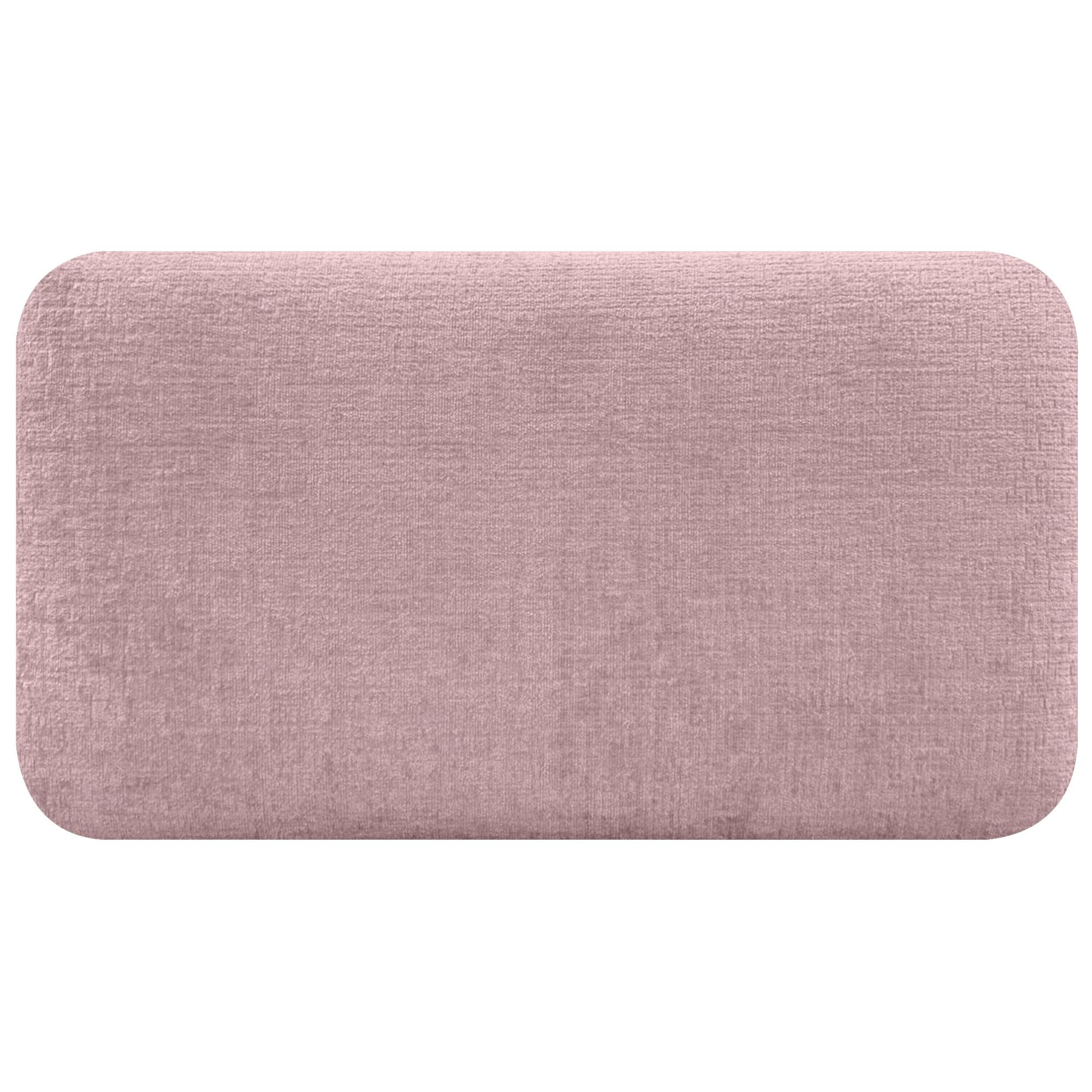 DHOME Gepolstertes Kopfteil Abgerundet Glatt aus Öko-Wolle für Wand Akustik-Kopfteile Schallabsorbierend Kopfstütze Bett Schlafzimmer (Lachs, 110cm)