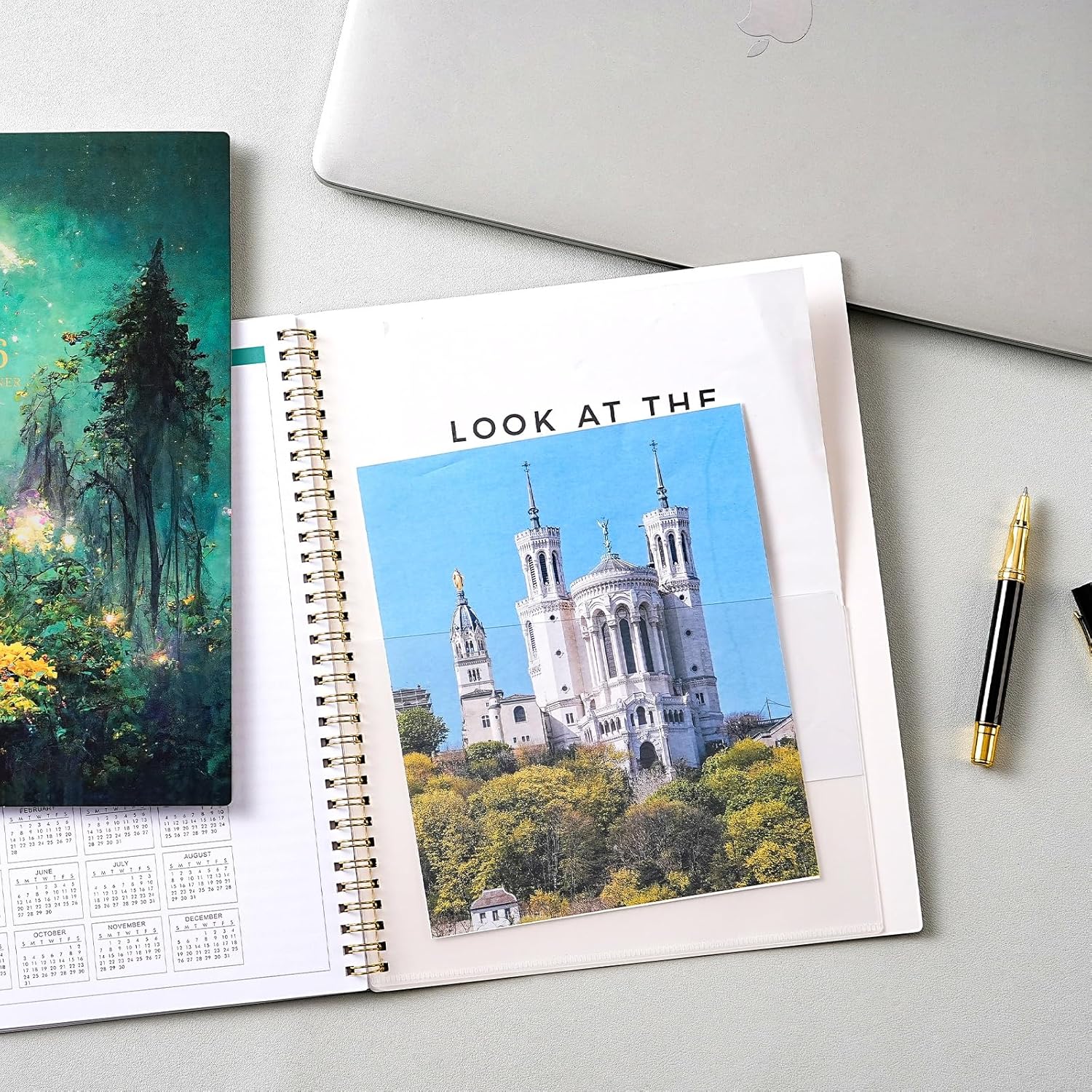 2026 Monthly Planner/Calendar - 2026 Planner, JAN 2026 - DEC 2026, 9" x 11" Monthly Planners 2026, 2026 Calendar Planner with Spiral Binding + Tabs + Back Pocket - Image 9