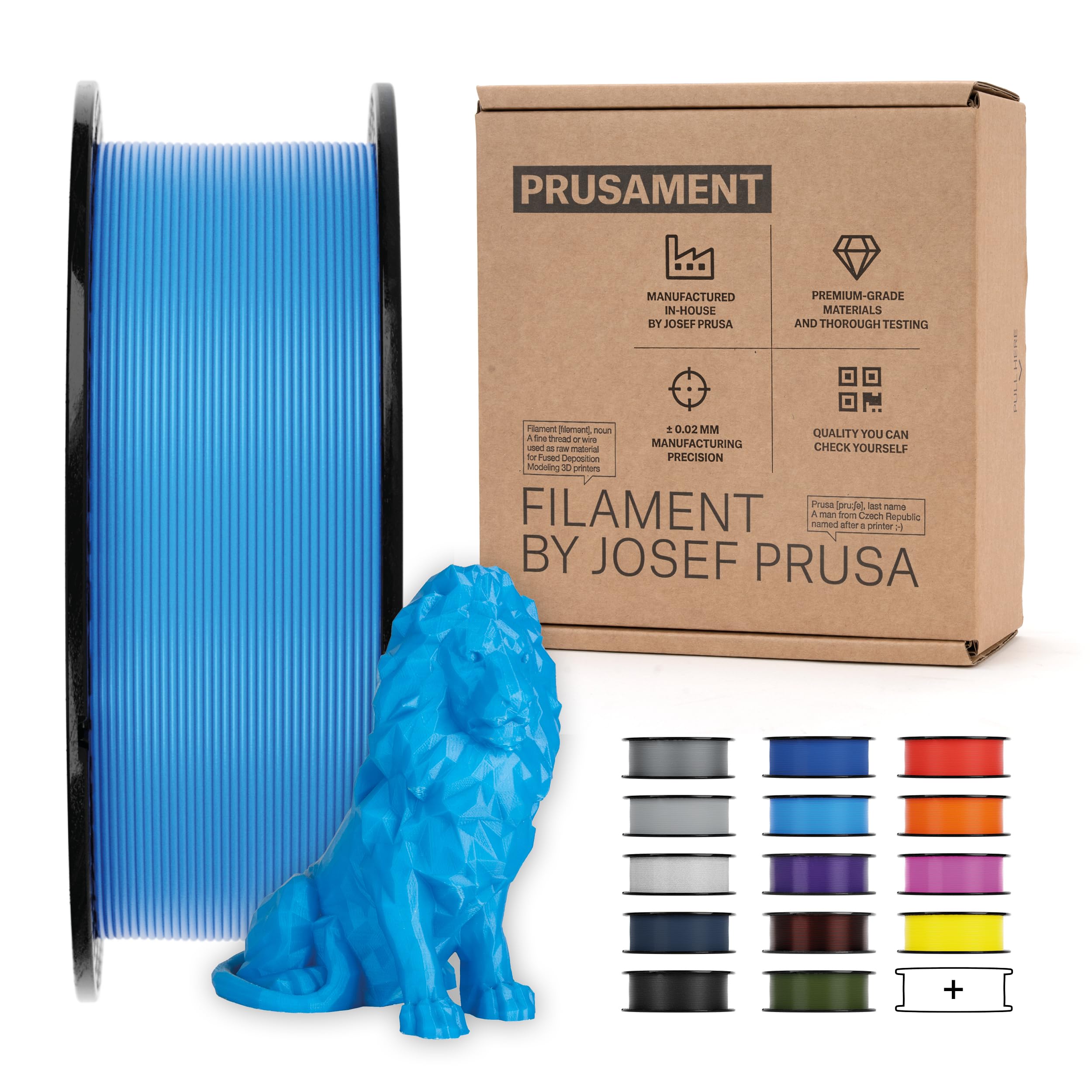 GFサ10*1◯● Blue moon1ページ●◯ Amazon.com: Prusament 3D Printer Premium Filament PLA Azure Blue