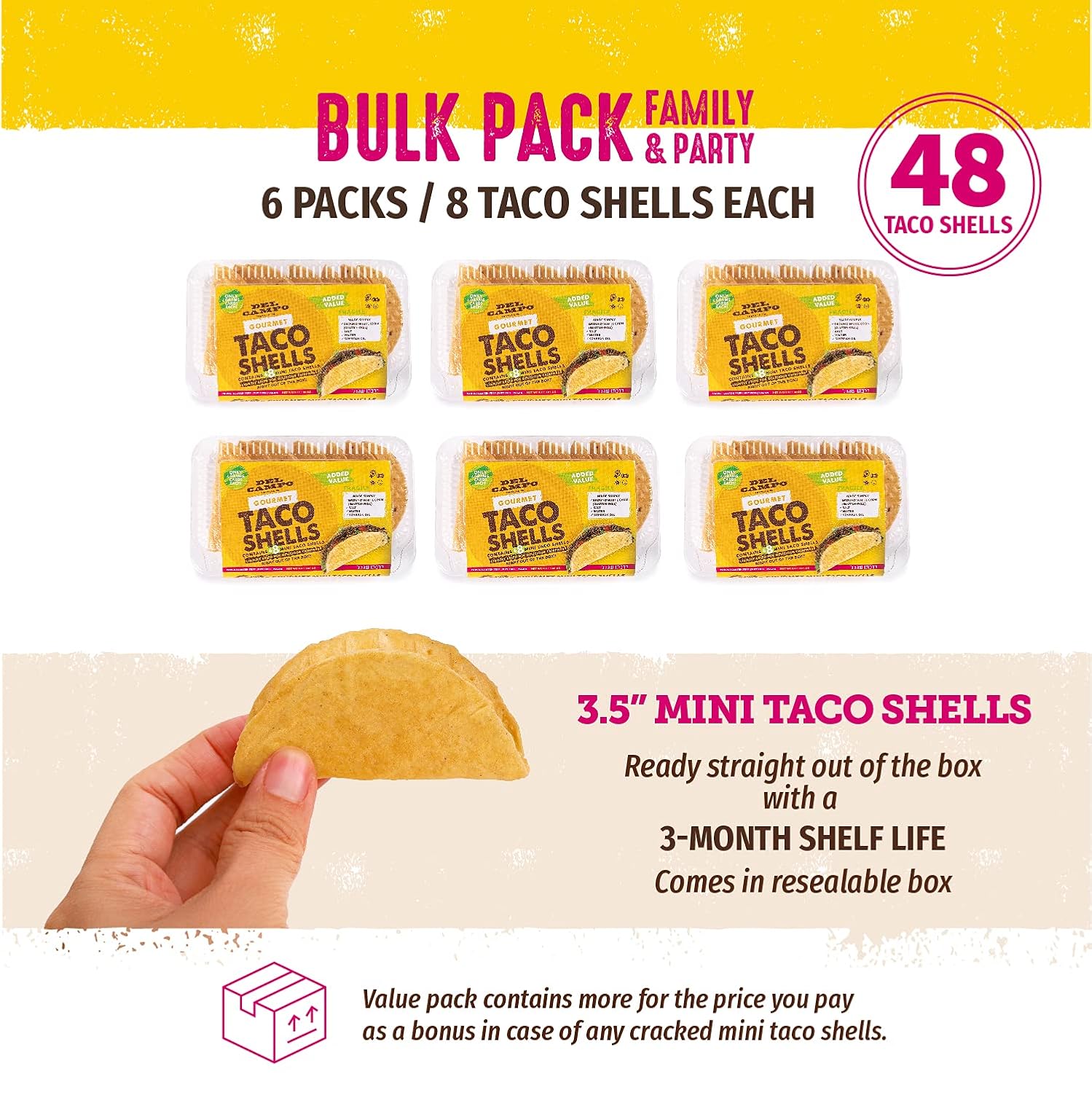 Gourmet Mini Taco Shells