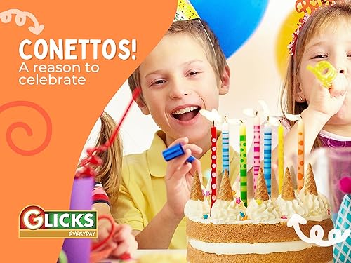 Miniatura 2 de Glicks Conettos, bocadillos de cono de gofre rellenos de chocolate oscuro (paquete de 3  36 mini conos de waffle)  Snacks crujientes rellenos de