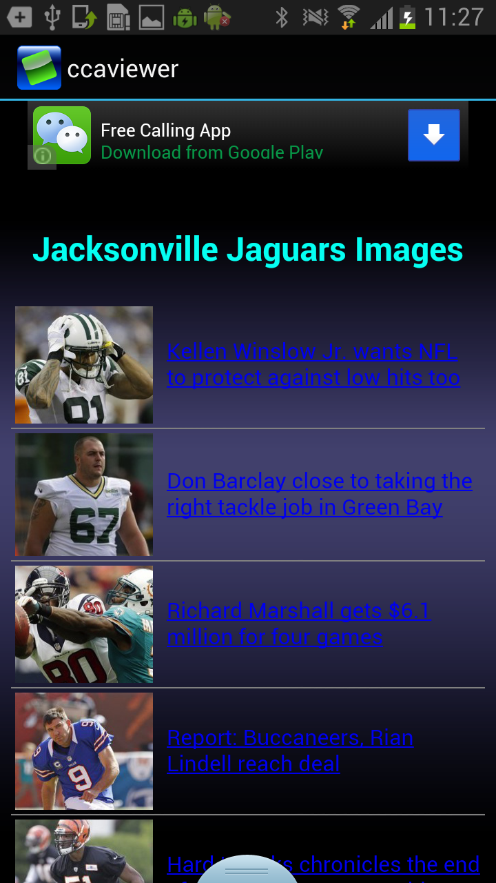My Fan App Jacksonville Jaguars App on Amazon Appstore