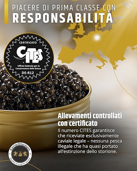 Caviale di storione siberiano classico 125g - 5